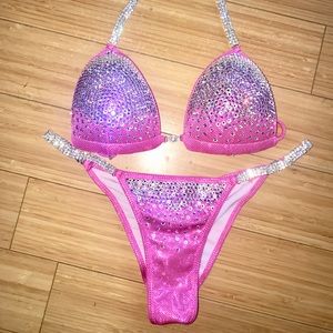 Swarovski Pink Competition Bikini